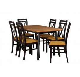 ZESTAW CEZAR Stół + krzesła
